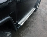 Бокові пороги Maya V2 (2 шт., алюміній) для Toyota FJ Cruiser