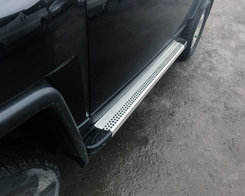 Бокові пороги Maya V2 (2 шт., алюміній) для Toyota FJ Cruiser