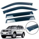 Дефлекторы окон (ветровики) для Toyota LC 120 Prado/ GX 470 2003-2010 накладні шир.11cm
