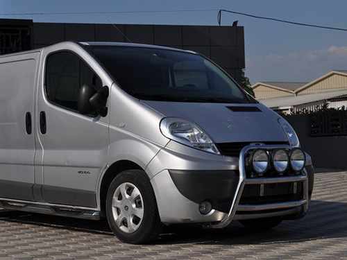 Кенгурятник WT018 (нерж.) для Renault Trafic 2001-2015 рр