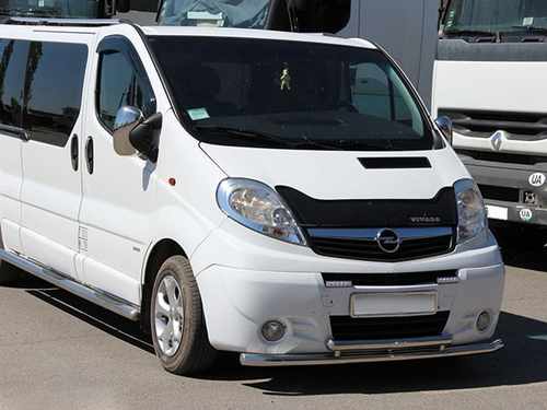 Передній захист ST014/2 (нерж.) для Renault Trafic 2001-2015 