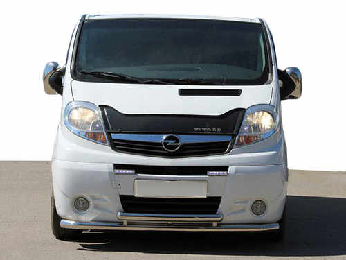 Передній захист ST014/2 (нерж.) для Renault Trafic 2001-2015 