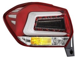 Задні ліхтарі LED червоні хром для Subaru XV / Crosstrek 2012-2016