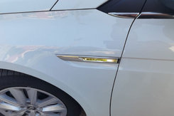 Накладки покажчика повороту (2 шт, нерж) для Renault Megane IV 2021-2023