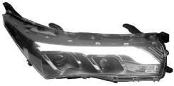 Передні фари тюнінг для Toyota Corolla E170/ Altis 2013-2016