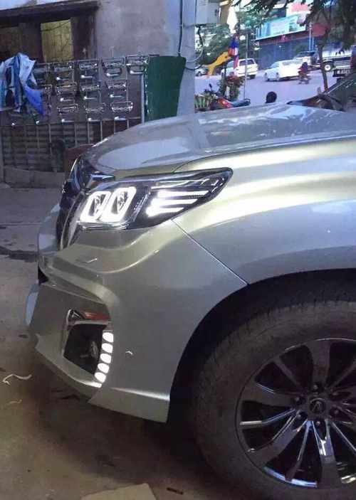 Передні фари тюнінг ксенон LD для Toyota Prado 150 рестайлинг 2013-2017