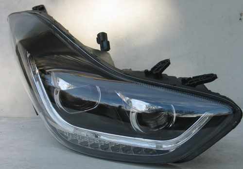 Передні фари ксенонові тюнінг чорні TLZ для Hyundai Elantra MD 2011-2015