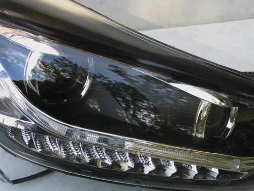 Передні фари ксенонові тюнінг чорні TLZ для Hyundai Elantra MD 2011-2015