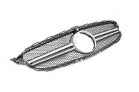 Передня решітка AMG Silver з камерою для Mercedes C-сlass W205 2014-2018