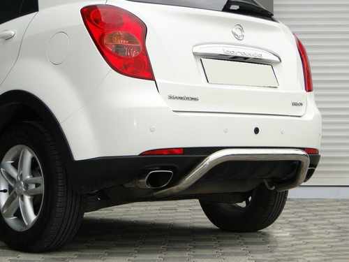 Задній захист AK006 (нерж) для SsangYong Action 2006-2024 рр