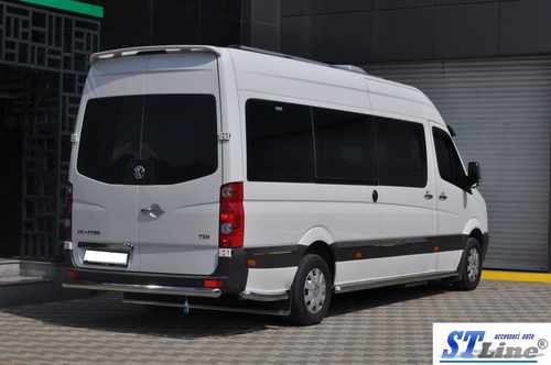 Задня дуга AK002 (нерж) для Volkswagen Crafter 2006-2017рр