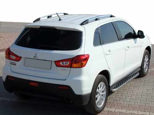 Бокові пороги BlackLine (2 шт, алюміній) для Mitsubishi Eclipse Cross