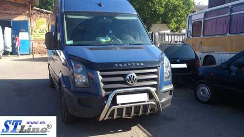 Кенгурятник WT002 (нерж) для Volkswagen Crafter 2006-2017