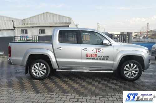 Бічні труби (2 шт., нерж) 60мм для Volkswagen Amarok 2010-2022 рр