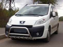 Кенгурятник WT003/4 (нерж.) без напису, 51 мм для Fiat Scudo 2007-2015 