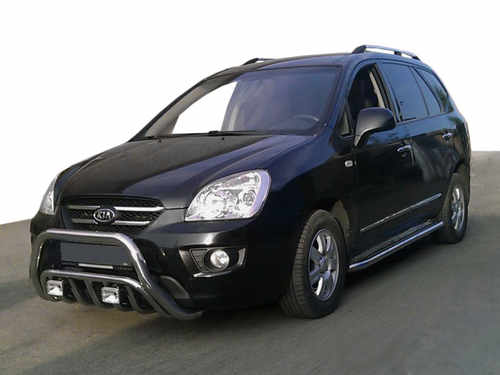 Кенгурятник WT002 (нерж) для Kia Carens 1999-2012 