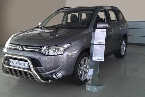 Кенгурятник WT002 (нерж.) для Mitsubishi Outlander 2012-2021 