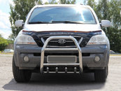 Кенгурятник QT007 (нерж.) для Kia Sorento 2002-2009 
