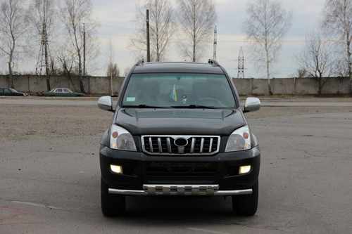 Передня дуга ST015 (нерж.) для Toyota Land Cruiser Prado 120