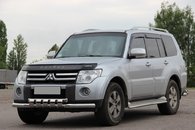 Передній захист ST015 (нерж.) для Mitsubishi Pajero Wagon III