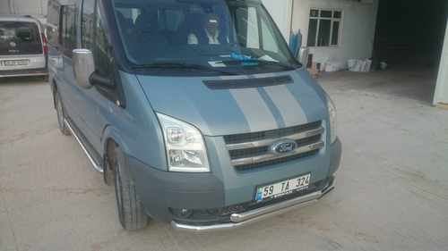 Передній вус ST014 (2006-2014, нерж.) для Ford Transit 