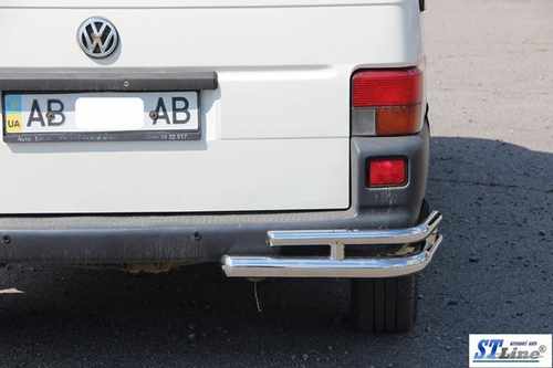 Задні куточки подвійні AK003-Double (2 шт., нерж) для Volkswagen T4 Caravelle/Multivan