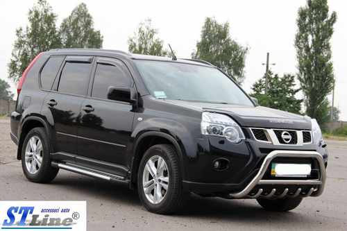 Передній захист WT003 (нерж) для Nissan X-trail T31 2007-2014