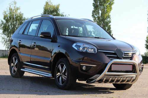 Кенгурятник WT003 (нерж.) для Renault Koleos 2008-2016 