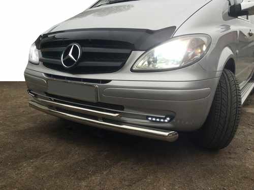 Нижня Губа ST014 (нерж) , 60/42мм для Mercedes Vito W639 2010-2015