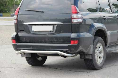 Задній захист AK008 для Toyota Land Cruiser Prado 120