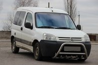 Кенгурятник WT003 (нерж.) 60 мм для Peugeot Partner 1996-2008 років