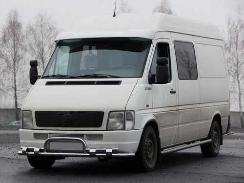 Передній захист ST020 (нерж) для Volkswagen LT 1998+ рр