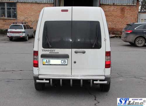 Задня дуга AK-design (нерж.) для Ford Connect 2002-2006 рр
