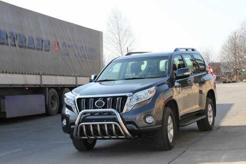 Кенгурятник WT002 (нерж) для Toyota Land Cruiser Prado 150