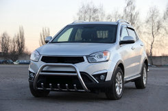 Кенгурятник WT003 (нерж.) для SsangYong Korando 2010-2019