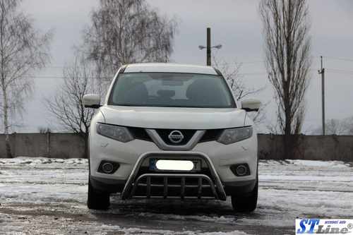 Кенгурятник WT002 (нерж) для Nissan X-trail T32 / Rogue 2014-2021 