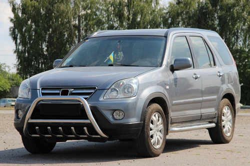 Кенгурятник WT003 (нерж.) для Honda CRV 2001-2006 років