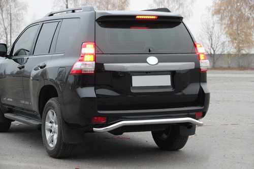 Задня дуга AK008 (нерж) для Toyota Land Cruiser Prado 150