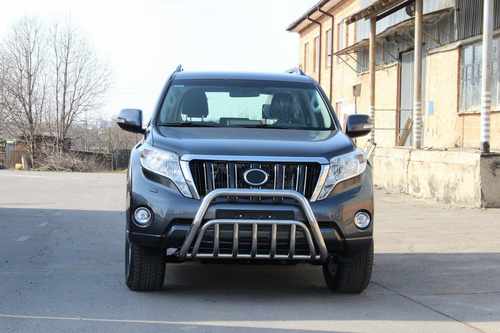 Кенгурятник WT002 (нерж) для Toyota Land Cruiser Prado 150