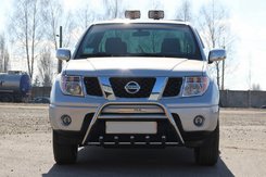 Кенгурятник WT003 (нерж) для Nissan Pathfinder R51 2005-2014