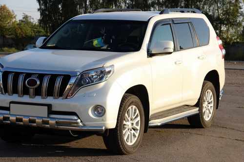 Передній захист ST015 (нерж) для Toyota Land Cruiser Prado 150