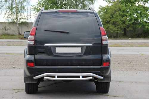 Задній захист AK008-1 для Toyota Land Cruiser Prado 120