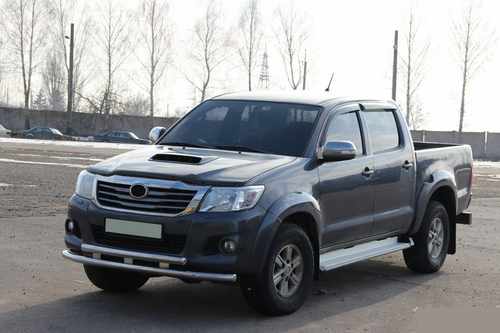 Передній захист ST014 (нерж.) для Toyota Hilux 2006-2015 
