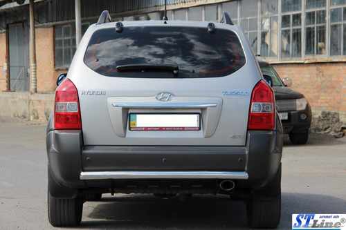 Задня дуга AK002 (нерж.) для Hyundai Tucson JM 2004-2024 рр