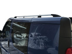 Рейлинги Хром Длинная, чугунные ножки для Renault Trafic 2001-2015 гг.