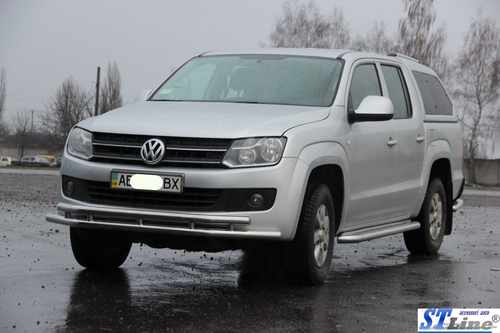 Передній захист ST018-2 (нерж) для Volkswagen Amarok 2010-2022 рр