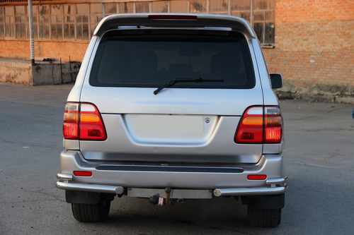 Задні куточки AK003-Double (2 шт., нерж) для Toyota Land Cruiser 100