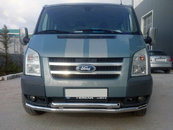 Передній вус ST014 (2006-2014, нерж.) для Ford Transit 