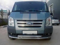 Передній вус ST014 (2006-2014, нерж.) для Ford Transit 
