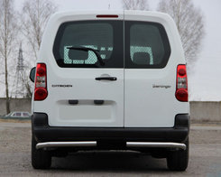 Задні кути AK-003 (нерж.) для Peugeot Partner Tepee 2008-2018рр